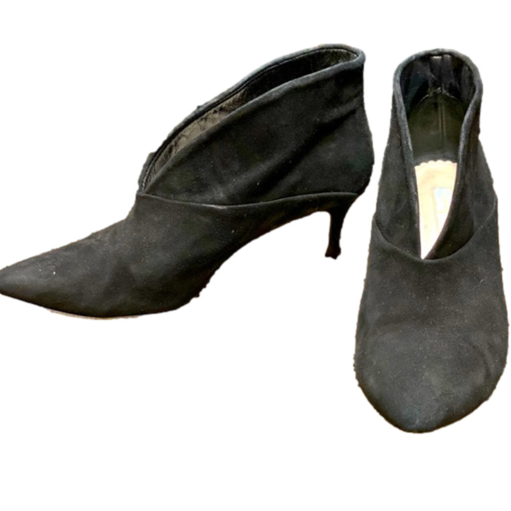 BODEN black suede ankle booties - 7